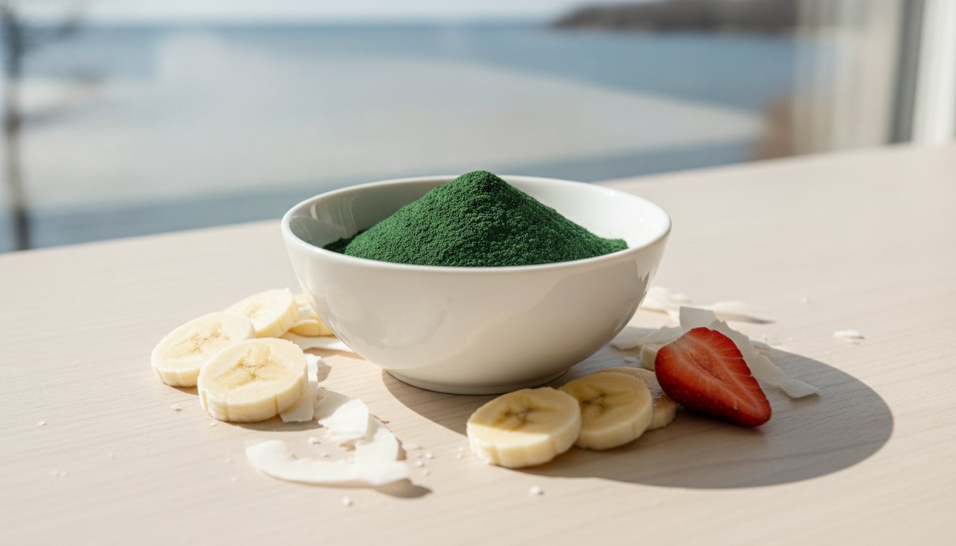 Premium ABCA Spirulina Coconut Banana Crips Ontario's Cleanest Power Source