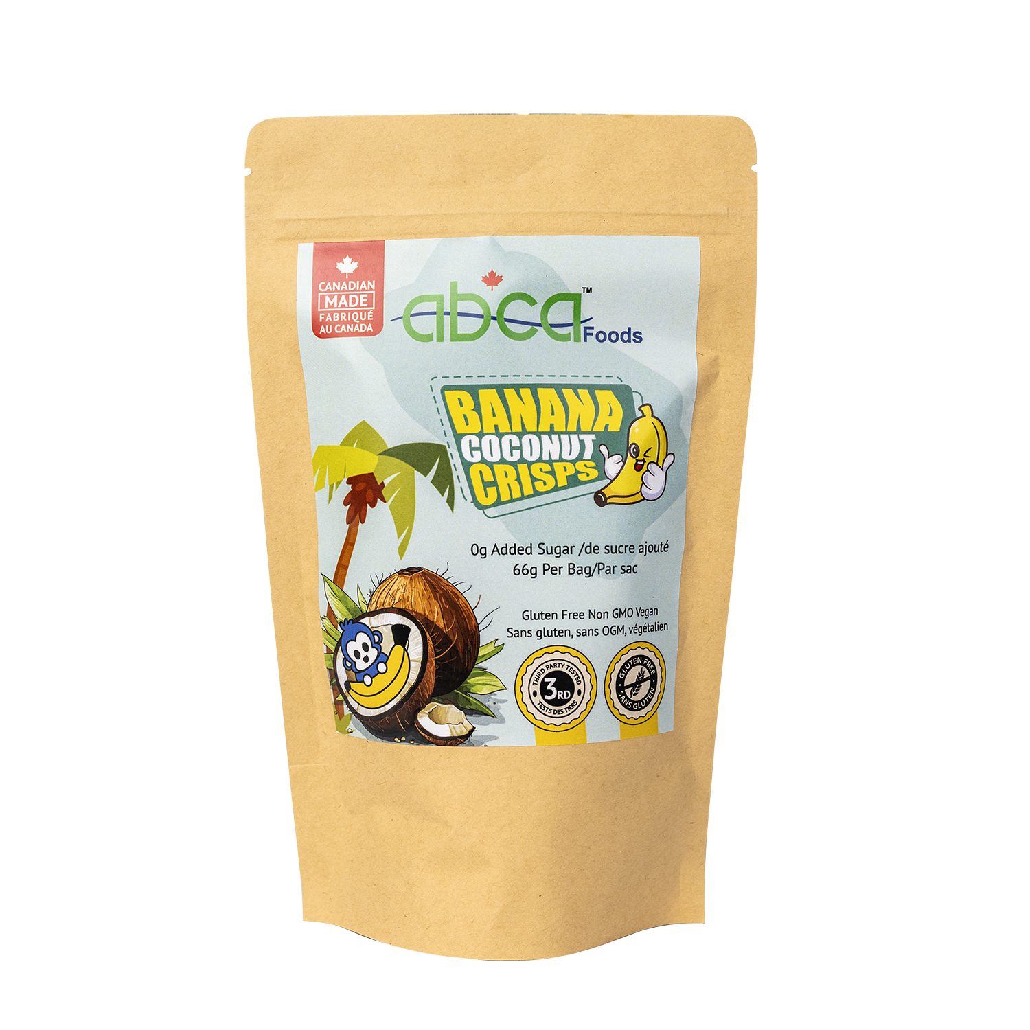 Abca Coconut Banana Crisps 1 x 6 Pack
