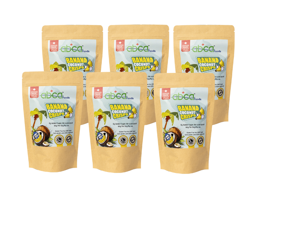 Abca Coconut Banana Crisps 1 x 6 Pack